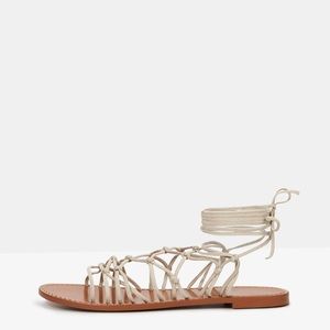 The Mode Collective Women's Nude Suede Sandal